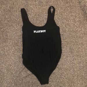 Playboy X Missguided black one pierce